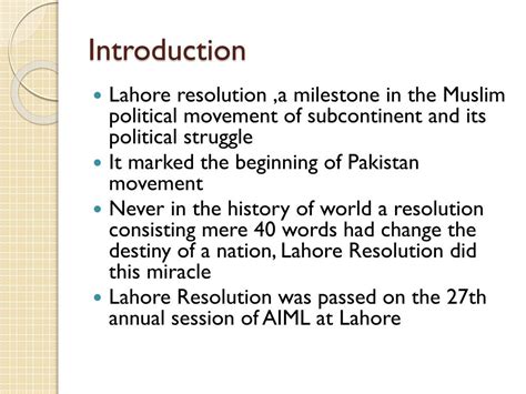 Il Lahore Resolution: Un Movimento di Unità e Nazionalismo tra i Musulmani Indiani